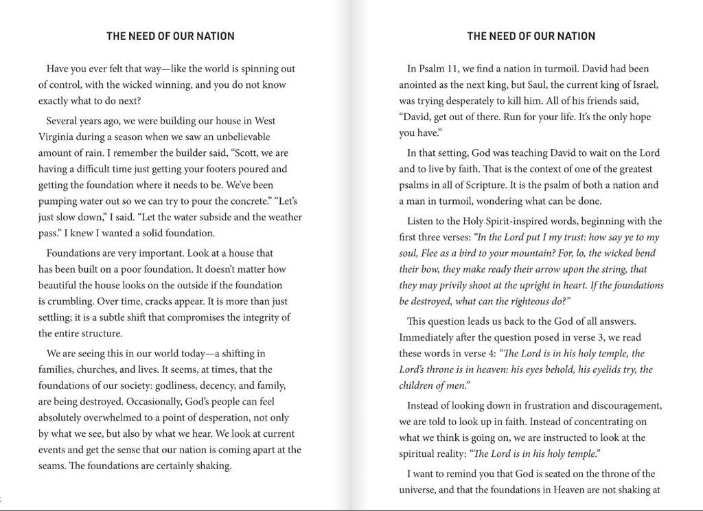 The Need of Our Nation